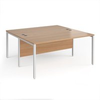 Click to view product details and reviews for Office Desk 2 Person Rectangular Desk 1600mm Beech Tops With White Frames 1600mm Depth Maestro 25. Click to view product details and reviews for Office Desk 2 Person Rectangular Desk 1600mm Beech Tops With White Frames 1600mm Depth Maestro 25.