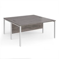 Click to view product details and reviews for Maestro 25 Back To Back Straight Desks 1600mm X 1600mm White Bench Leg Frame Grey Oak Top. Click to view product details and reviews for Maestro 25 Back To Back Straight Desks 1600mm X 1600mm White Bench Leg Frame Grey Oak Top.