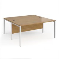 Click to view product details and reviews for Office Desk 2 Person Rectangular Desk 1600mm Oak Tops With White Frames 1600mm Depth Maestro 25. Click to view product details and reviews for Office Desk 2 Person Rectangular Desk 1600mm Oak Tops With White Frames 1600mm Depth Maestro 25.