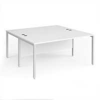 Click to view product details and reviews for Office Desk 2 Person Rectangular Desk 1600mm White Tops With White Frames 1600mm Depth Maestro 25. Click to view product details and reviews for Office Desk 2 Person Rectangular Desk 1600mm White Tops With White Frames 1600mm Depth Maestro 25.