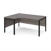 Click to view product details and reviews for Maestro 25 Left Hand Ergonomic Desk 1600mm Wide Black Bench Leg Frame Grey Oak Top. Click to view product details and reviews for Maestro 25 Left Hand Ergonomic Desk 1600mm Wide Black Bench Leg Frame Grey Oak Top.