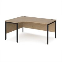 Click to view product details and reviews for Maestro 25 Left Hand Ergonomic Desk 1600mm Wide Black Bench Leg Frame Kendal Oak Top. Click to view product details and reviews for Maestro 25 Left Hand Ergonomic Desk 1600mm Wide Black Bench Leg Frame Kendal Oak Top.