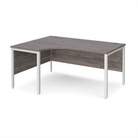 Click to view product details and reviews for Maestro 25 Left Hand Ergonomic Desk 1600mm Wide White Bench Leg Frame Grey Oak Top. Click to view product details and reviews for Maestro 25 Left Hand Ergonomic Desk 1600mm Wide White Bench Leg Frame Grey Oak Top.