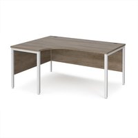 Click to view product details and reviews for Maestro 25 Left Hand Ergonomic Desk 1600mm Wide White Bench Leg Frame Nebraska Oak Top. Click to view product details and reviews for Maestro 25 Left Hand Ergonomic Desk 1600mm Wide White Bench Leg Frame Nebraska Oak Top.