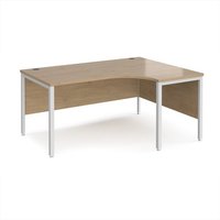 Click to view product details and reviews for Maestro 25 Right Hand Ergonomic Desk 1600mm Wide White Bench Leg Frame Kendal Oak Top. Click to view product details and reviews for Maestro 25 Right Hand Ergonomic Desk 1600mm Wide White Bench Leg Frame Kendal Oak Top.