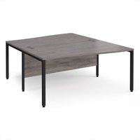 Click to view product details and reviews for Maestro 25 Back To Back Wave Desks 1600mm Deep Black Bench Leg Frame Grey Oak Top. Click to view product details and reviews for Maestro 25 Back To Back Wave Desks 1600mm Deep Black Bench Leg Frame Grey Oak Top.