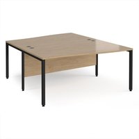 Click to view product details and reviews for Maestro 25 Back To Back Wave Desks 1600mm Deep Black Bench Leg Frame Kendal Oak Top. Click to view product details and reviews for Maestro 25 Back To Back Wave Desks 1600mm Deep Black Bench Leg Frame Kendal Oak Top.