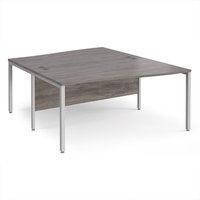 Click to view product details and reviews for Maestro 25 Back To Back Wave Desks 1600mm Deep Silver Bench Leg Frame Grey Oak Top. Click to view product details and reviews for Maestro 25 Back To Back Wave Desks 1600mm Deep Silver Bench Leg Frame Grey Oak Top.