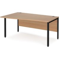 Click to view product details and reviews for Office Desk Left Hand Wave Desk 1600mm Beech Top With Black Frame Maestro 25 Mb16wlkb. Click to view product details and reviews for Office Desk Left Hand Wave Desk 1600mm Beech Top With Black Frame Maestro 25 Mb16wlkb.