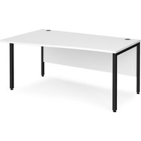 Click to view product details and reviews for Office Desk Left Hand Wave Desk 1600mm White Top With Black Frame Maestro 25 Mb16wlkwh. Click to view product details and reviews for Office Desk Left Hand Wave Desk 1600mm White Top With Black Frame Maestro 25 Mb16wlkwh.