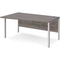 Click to view product details and reviews for Maestro 25 Left Hand Wave Desk 1600mm Wide Silver Bench Leg Frame Grey Oak Top. Click to view product details and reviews for Maestro 25 Left Hand Wave Desk 1600mm Wide Silver Bench Leg Frame Grey Oak Top.