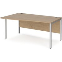 Click to view product details and reviews for Maestro 25 Left Hand Wave Desk 1600mm Wide Silver Bench Leg Frame Kendal Oak Top. Click to view product details and reviews for Maestro 25 Left Hand Wave Desk 1600mm Wide Silver Bench Leg Frame Kendal Oak Top.