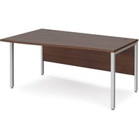 Click to view product details and reviews for Office Desk Left Hand Wave Desk 1600mm Walnut Top With Silver Frame Maestro 25 Mb16wlsw. Click to view product details and reviews for Office Desk Left Hand Wave Desk 1600mm Walnut Top With Silver Frame Maestro 25 Mb16wlsw.
