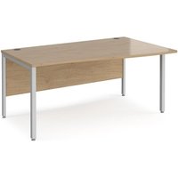 Click to view product details and reviews for Maestro 25 Right Hand Wave Desk 1600mm Wide Silver Bench Leg Frame Kendal Oak Top. Click to view product details and reviews for Maestro 25 Right Hand Wave Desk 1600mm Wide Silver Bench Leg Frame Kendal Oak Top.