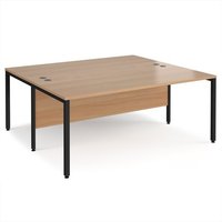 Click to view product details and reviews for Office Desk 2 Person Rectangular Desk 1800mm Beech Tops With Black Frames Maestro 25. Click to view product details and reviews for Office Desk 2 Person Rectangular Desk 1800mm Beech Tops With Black Frames Maestro 25.