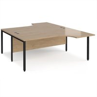 Click to view product details and reviews for Maestro 25 Back To Back Ergonomic Desks 1800mm Deep Black Bench Leg Frame Kendal Oak Top. Click to view product details and reviews for Maestro 25 Back To Back Ergonomic Desks 1800mm Deep Black Bench Leg Frame Kendal Oak Top.