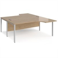 Click to view product details and reviews for Maestro 25 Back To Back Ergonomic Desks 1800mm Deep Silver Bench Leg Frame Kendal Oak Top. Click to view product details and reviews for Maestro 25 Back To Back Ergonomic Desks 1800mm Deep Silver Bench Leg Frame Kendal Oak Top.