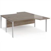 Click to view product details and reviews for Maestro 25 Back To Back Ergonomic Desks 1800mm Deep Silver Bench Leg Frame Nebraska Oak Top. Click to view product details and reviews for Maestro 25 Back To Back Ergonomic Desks 1800mm Deep Silver Bench Leg Frame Nebraska Oak Top.