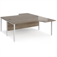Click to view product details and reviews for Maestro 25 Back To Back Ergonomic Desks 1800mm Deep White Bench Leg Frame Nebraska Oak Top. Click to view product details and reviews for Maestro 25 Back To Back Ergonomic Desks 1800mm Deep White Bench Leg Frame Nebraska Oak Top.
