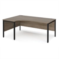 Click to view product details and reviews for Maestro 25 Left Hand Ergonomic Desk 1800mm Wide Black Bench Leg Frame Nebraska Oak Top. Click to view product details and reviews for Maestro 25 Left Hand Ergonomic Desk 1800mm Wide Black Bench Leg Frame Nebraska Oak Top.