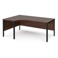 Click to view product details and reviews for Office Desk Left Hand Corner Desk 1800mm Walnut Top With Black Frame 1200mm Depth Maestro 25 Mb18elkw. Click to view product details and reviews for Office Desk Left Hand Corner Desk 1800mm Walnut Top With Black Frame 1200mm Depth Maestro 25 Mb18elkw.