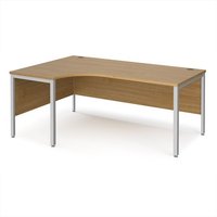 Click to view product details and reviews for Office Desk Left Hand Corner Desk 1800mm Oak Top With Silver Frame 1200mm Depth Maestro 25 Mb18elso. Click to view product details and reviews for Office Desk Left Hand Corner Desk 1800mm Oak Top With Silver Frame 1200mm Depth Maestro 25 Mb18elso.