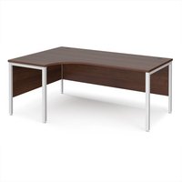 Click to view product details and reviews for Office Desk Left Hand Corner Desk 1800mm Walnut Top With White Frame 1200mm Depth Maestro 25 Mb18elwhw. Click to view product details and reviews for Office Desk Left Hand Corner Desk 1800mm Walnut Top With White Frame 1200mm Depth Maestro 25 Mb18elwhw.