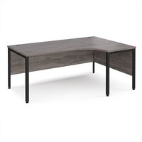 Click to view product details and reviews for Maestro 25 Right Hand Ergonomic Desk 1800mm Wide Black Bench Leg Frame Grey Oak Top. Click to view product details and reviews for Maestro 25 Right Hand Ergonomic Desk 1800mm Wide Black Bench Leg Frame Grey Oak Top.