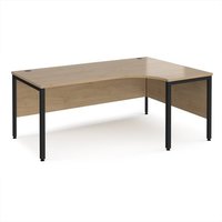 Click to view product details and reviews for Maestro 25 Right Hand Ergonomic Desk 1800mm Wide Black Bench Leg Frame Kendal Oak Top. Click to view product details and reviews for Maestro 25 Right Hand Ergonomic Desk 1800mm Wide Black Bench Leg Frame Kendal Oak Top.
