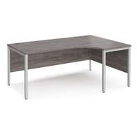 Click to view product details and reviews for Maestro 25 Right Hand Ergonomic Desk 1800mm Wide Silver Bench Leg Frame Grey Oak Top. Click to view product details and reviews for Maestro 25 Right Hand Ergonomic Desk 1800mm Wide Silver Bench Leg Frame Grey Oak Top.