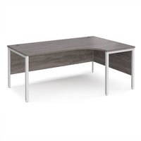 Click to view product details and reviews for Maestro 25 Right Hand Ergonomic Desk 1800mm Wide White Bench Leg Frame Grey Oak Top. Click to view product details and reviews for Maestro 25 Right Hand Ergonomic Desk 1800mm Wide White Bench Leg Frame Grey Oak Top.