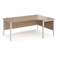 Click to view product details and reviews for Maestro 25 Right Hand Ergonomic Desk 1800mm Wide White Bench Leg Frame Kendal Oak Top. Click to view product details and reviews for Maestro 25 Right Hand Ergonomic Desk 1800mm Wide White Bench Leg Frame Kendal Oak Top.