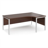 Click to view product details and reviews for Office Desk Right Hand Corner Desk 1800mm Walnut Top With White Frame 1200mm Depth Maestro 25 Mb18erwhw. Click to view product details and reviews for Office Desk Right Hand Corner Desk 1800mm Walnut Top With White Frame 1200mm Depth Maestro 25 Mb18erwhw.