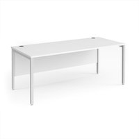 Click to view product details and reviews for Office Desk 1800mm Rectangular Desk With Bench Leg White Tops With White Frames Maestro 25. Click to view product details and reviews for Office Desk 1800mm Rectangular Desk With Bench Leg White Tops With White Frames Maestro 25.
