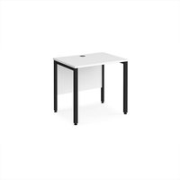 Click to view product details and reviews for Maestro 25 Straight Desk 800mm X 600mm Black Bench Leg Frame White Top. Click to view product details and reviews for Maestro 25 Straight Desk 800mm X 600mm Black Bench Leg Frame White Top.