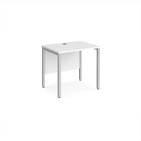 Click to view product details and reviews for Maestro 25 Straight Desk 800mm X 600mm Silver Bench Leg Frame White Top. Click to view product details and reviews for Maestro 25 Straight Desk 800mm X 600mm Silver Bench Leg Frame White Top.