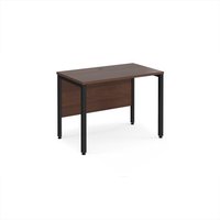 Click to view product details and reviews for Office Desk 1000mm Rectangular Desk With Bench Leg Walnut Tops With Black Frames 600mm Depth Maestro 25. Click to view product details and reviews for Office Desk 1000mm Rectangular Desk With Bench Leg Walnut Tops With Black Frames 600mm Depth Maestro 25.