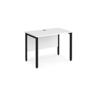 Click to view product details and reviews for Office Desk 1000mm Rectangular Desk With Bench Leg White Tops With Black Frames 600mm Depth Maestro 25. Click to view product details and reviews for Office Desk 1000mm Rectangular Desk With Bench Leg White Tops With Black Frames 600mm Depth Maestro 25.