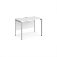Click to view product details and reviews for Office Desk 1000mm Rectangular Desk With Bench Leg White Tops With Silver Frames 600mm Depth Maestro 25. Click to view product details and reviews for Office Desk 1000mm Rectangular Desk With Bench Leg White Tops With Silver Frames 600mm Depth Maestro 25.