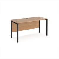 Click to view product details and reviews for Office Desk 1400mm Rectangular Desk With Bench Leg Beech Tops With Black Frames 600mm Depth Maestro 25. Click to view product details and reviews for Office Desk 1400mm Rectangular Desk With Bench Leg Beech Tops With Black Frames 600mm Depth Maestro 25.