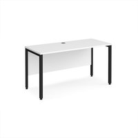 Click to view product details and reviews for Office Desk 1400mm Rectangular Desk With Bench Leg White Tops With Black Frames 600mm Depth Maestro 25. Click to view product details and reviews for Office Desk 1400mm Rectangular Desk With Bench Leg White Tops With Black Frames 600mm Depth Maestro 25.