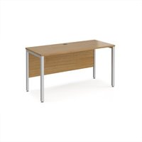 Click to view product details and reviews for Office Desk 1400mm Rectangular Desk With Bench Leg Oak Tops With Silver Frames 600mm Depth Maestro 25. Click to view product details and reviews for Office Desk 1400mm Rectangular Desk With Bench Leg Oak Tops With Silver Frames 600mm Depth Maestro 25.