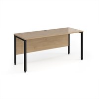 Click to view product details and reviews for Maestro 25 Straight Desk 1600mm X 600mm Black Bench Leg Frame Kendal Oak Top. Click to view product details and reviews for Maestro 25 Straight Desk 1600mm X 600mm Black Bench Leg Frame Kendal Oak Top.