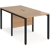 Click to view product details and reviews for Office Desk 2 Person Rectangular Desk 800mm Beech Tops With Black Frames Maestro 25. Click to view product details and reviews for Office Desk 2 Person Rectangular Desk 800mm Beech Tops With Black Frames Maestro 25.