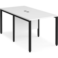 Click to view product details and reviews for Office Desk 2 Person Rectangular Desk 800mm White Tops With Black Frames Maestro 25. Click to view product details and reviews for Office Desk 2 Person Rectangular Desk 800mm White Tops With Black Frames Maestro 25.