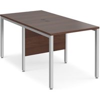 Click to view product details and reviews for Office Desk 2 Person Rectangular Desk 800mm Walnut Tops With Silver Frames Maestro 25. Click to view product details and reviews for Office Desk 2 Person Rectangular Desk 800mm Walnut Tops With Silver Frames Maestro 25.