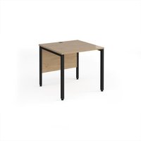 Click to view product details and reviews for Maestro 25 Straight Desk 800mm X 800mm Black Bench Leg Frame Kendal Oak Top. Click to view product details and reviews for Maestro 25 Straight Desk 800mm X 800mm Black Bench Leg Frame Kendal Oak Top.