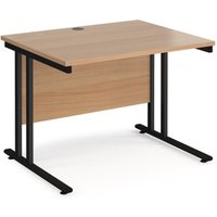 Click to view product details and reviews for Office Desk 1000mm Rectangular Desk With Cantilever Leg Beech Tops With Black Frames 800mm Depth Maestro 25. Click to view product details and reviews for Office Desk 1000mm Rectangular Desk With Cantilever Leg Beech Tops With Black Frames 800mm Depth Maestro 25.