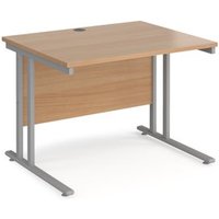 Click to view product details and reviews for Office Desk 1000mm Rectangular Desk With Cantilever Leg Beech Tops With Silver Frames 800mm Depth Maestro 25. Click to view product details and reviews for Office Desk 1000mm Rectangular Desk With Cantilever Leg Beech Tops With Silver Frames 800mm Depth Maestro 25.