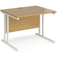Click to view product details and reviews for Office Desk 1000mm Rectangular Desk With Cantilever Leg Oak Tops With White Frames 800mm Depth Maestro 25. Click to view product details and reviews for Office Desk 1000mm Rectangular Desk With Cantilever Leg Oak Tops With White Frames 800mm Depth Maestro 25.